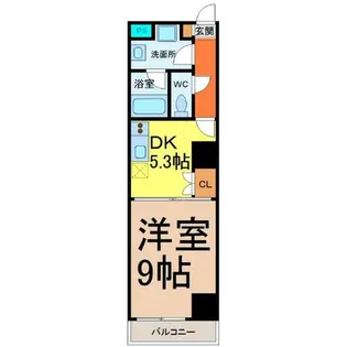 レジディア東桜【4階】の間取り