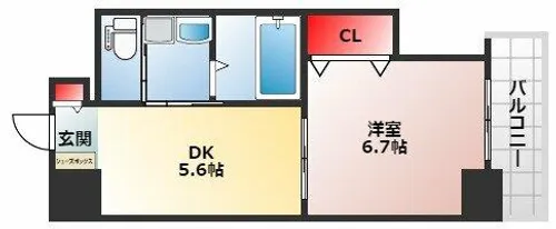 ハイツ シリウス【202号室】の間取り