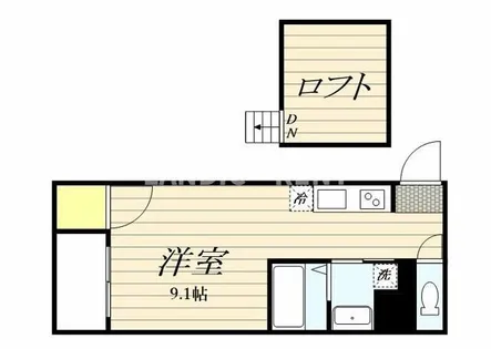 invest姪浜【1階】の間取り