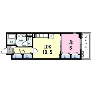 フラン シュシュ【1階】の間取り