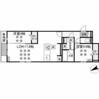 イゾラ【202号室】の間取り
