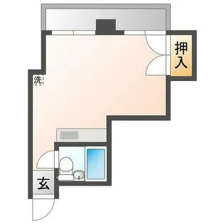 コーポ幌北【3階】の間取り