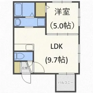 Lucia南12【4階】の間取り