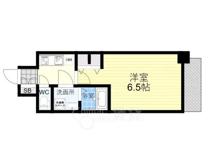 エスリードレジデンス都島シティフロント【8階】の間取り