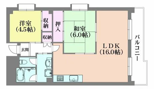 ハイツKOYO【2階】の間取り