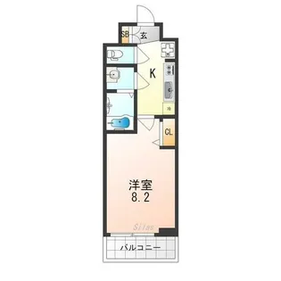 プレサンスTHE KYOTO 東福寺WEST【4階】の間取り
