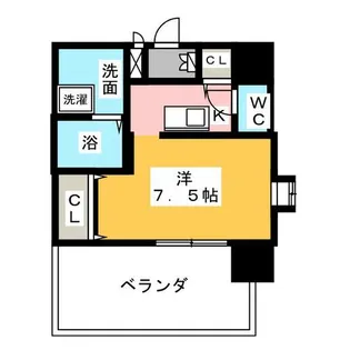 クレシェール大須【10階】の間取り