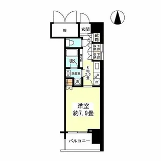 アンビエンテ四ツ橋【11階】の間取り