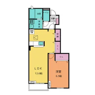 ピアット八事【1階】の間取り