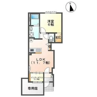 ルーチェ カルダ【1階】の間取り