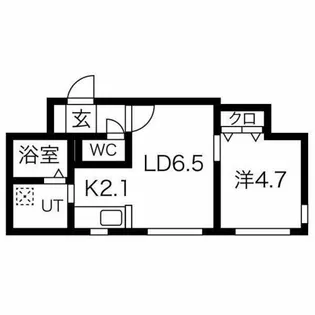 シェリールオアーゼ【401号室】の間取り
