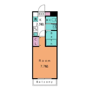 A・City桜井駅前【4階】の間取り
