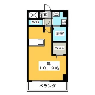 Crema al Cioccolato【5階】の間取り