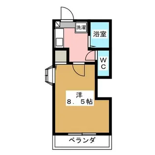 富士レイホービル第3【4階】の間取り