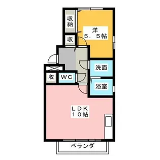 トレビナ城木【3階】の間取り