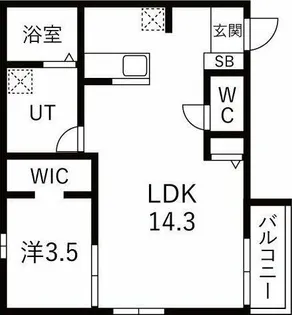TOYODA FIKA【1階】の間取り