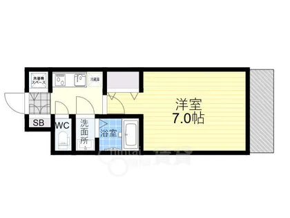 エスリードレジデンス都島シティフロント【9階】の間取り