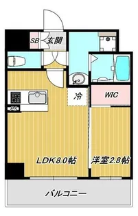 ソルテラスKOBE新長田駅前【6階】の間取り