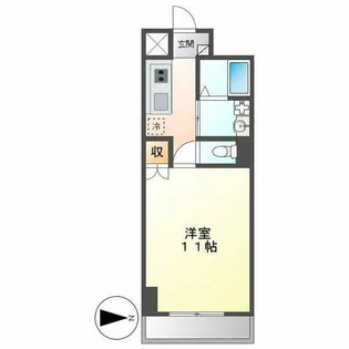 グランダール吹上【302号室】の間取り