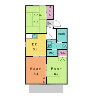 シャルムK.K.【1階】の間取り