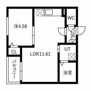 JACK SAMBANⅠ【1階】の間取り