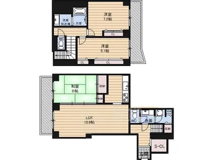 ベル・パークシティG棟【29階】の間取り