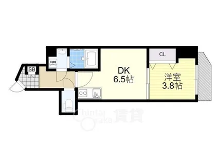 GARDENIA城東【7階】の間取り