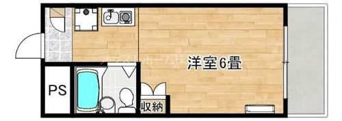 プリマベーラ堺東【402号室】の間取り