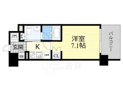 セイワパレス大阪城北【7階】の間取り