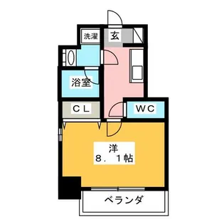 レジデンシア花の木【7階】の間取り