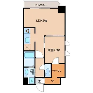S-RESIDENCE神戸磯上通【3階】の間取り
