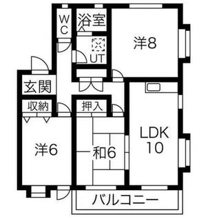 タウンハウス郷【2階】の間取り