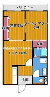 コーポノーブル【3階】の間取り