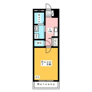 グラニート・テン B【3階】の間取り