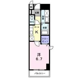 SEDNA鶴見緑地【5階】の間取り