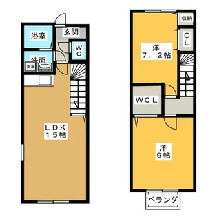 フルハウスⅢ【1階】の間取り
