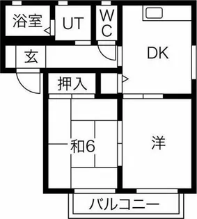 ファミーユK【2階】の間取り