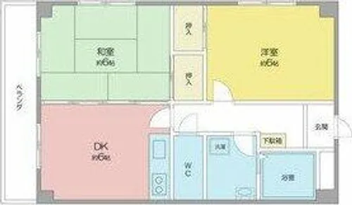 エンデバー愛日【304号室】の間取り