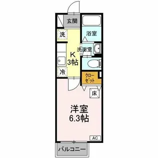 Sakura31【102号室】の間取り