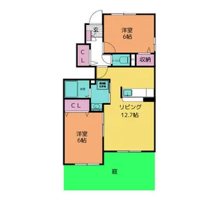 アンジュ Ⅰ【1階】の間取り