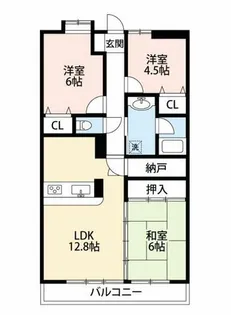 藤和シティコープ三河安城【5階】の間取り