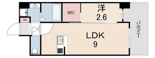 セレニテ兵庫エクラ【6階】の間取り