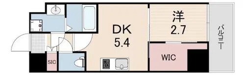 セレニテ兵庫エクラ【7階】の間取り