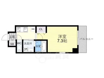 スペランツァ2都島【5階】の間取り