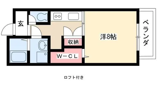 ベルコリーヌ八事山【1階】の間取り
