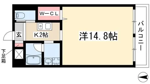 セイコービル【305号室】の間取り