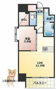 アバンティうめきた【3階】の間取り