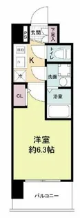 エスリードレジデンス大阪福島イースト【4階】の間取り