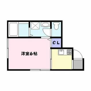 calme・リーオ【2階】の間取り