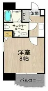 ドゥエリング桜川【5階】の間取り